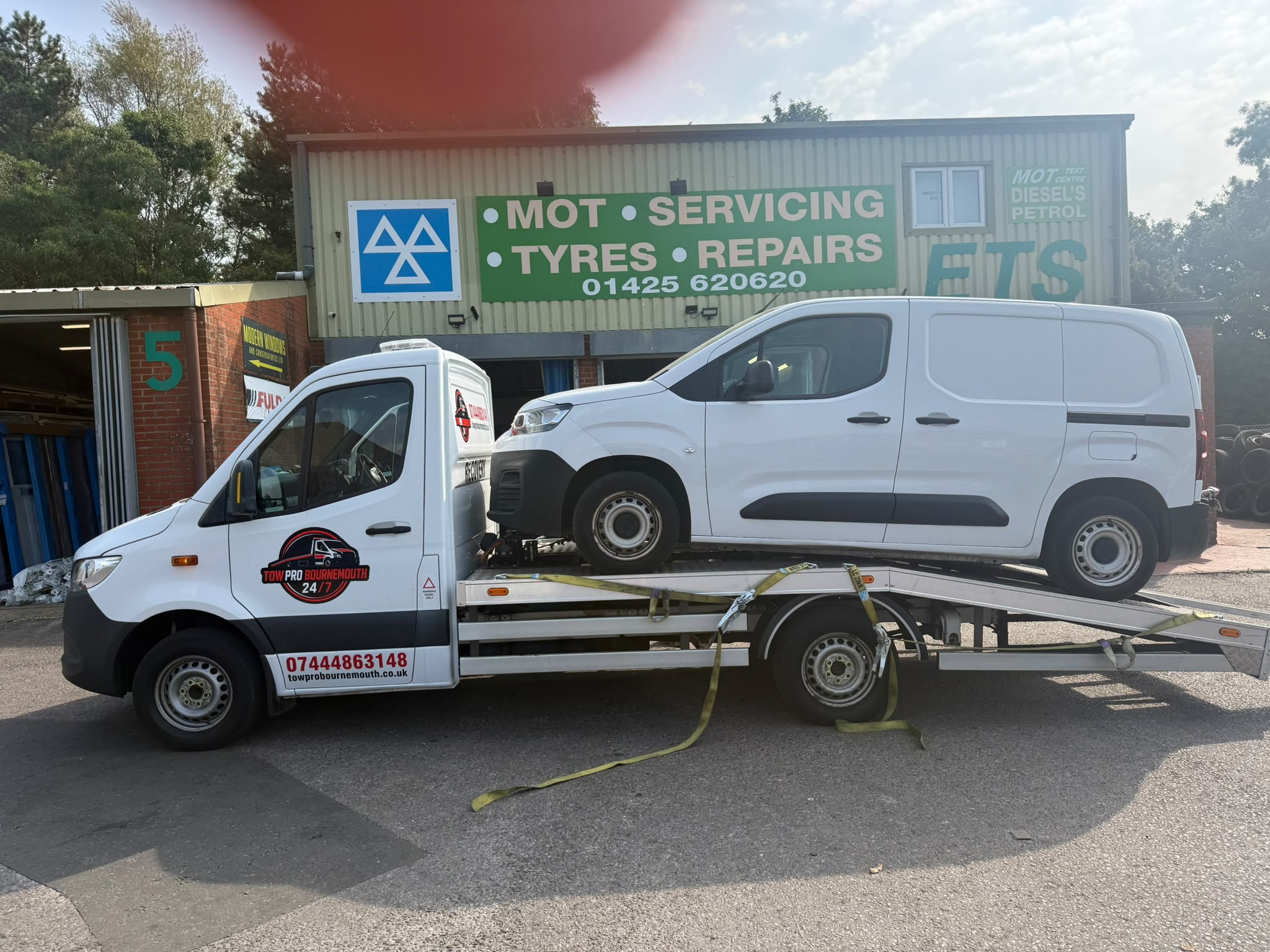 Tow Pro Bournemouth recovery fleet