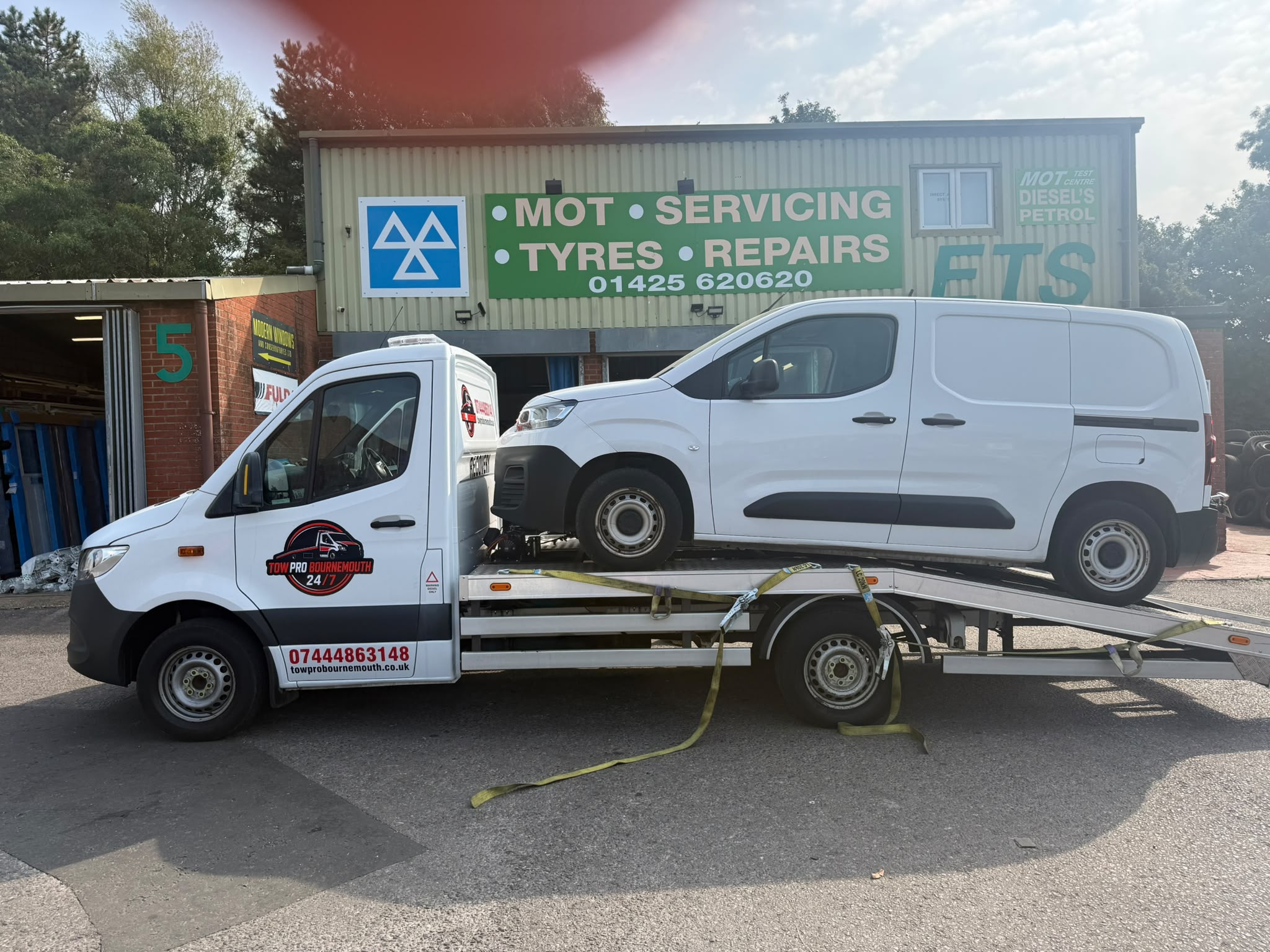 Tow Pro Bournemouth recovery fleet
