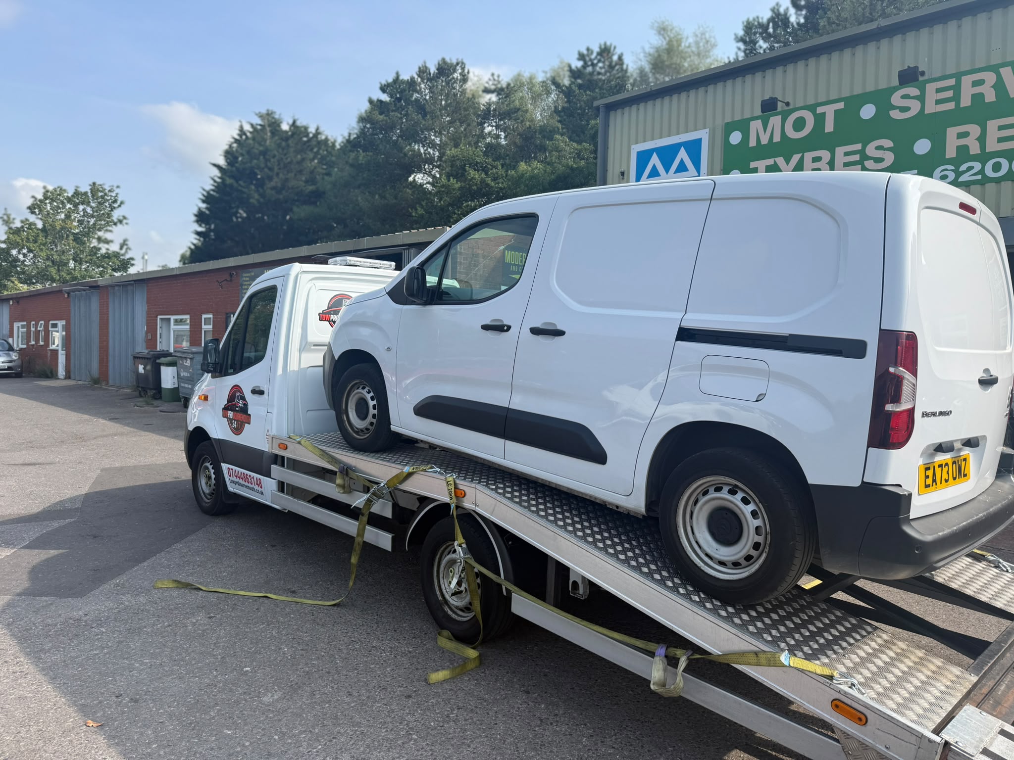 Tow Pro Bournemouth recovery fleet