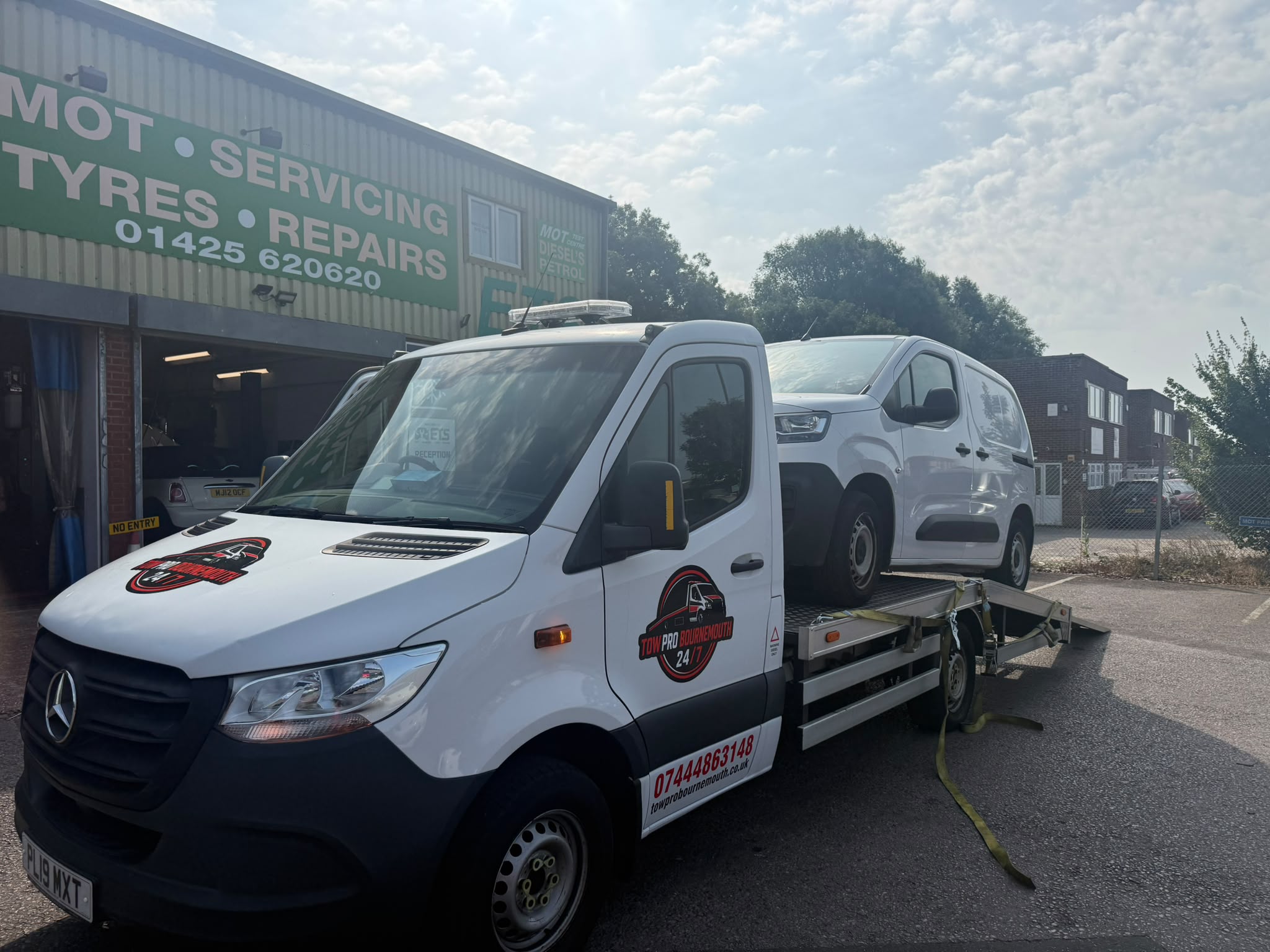 Tow Pro Bournemouth recovery fleet