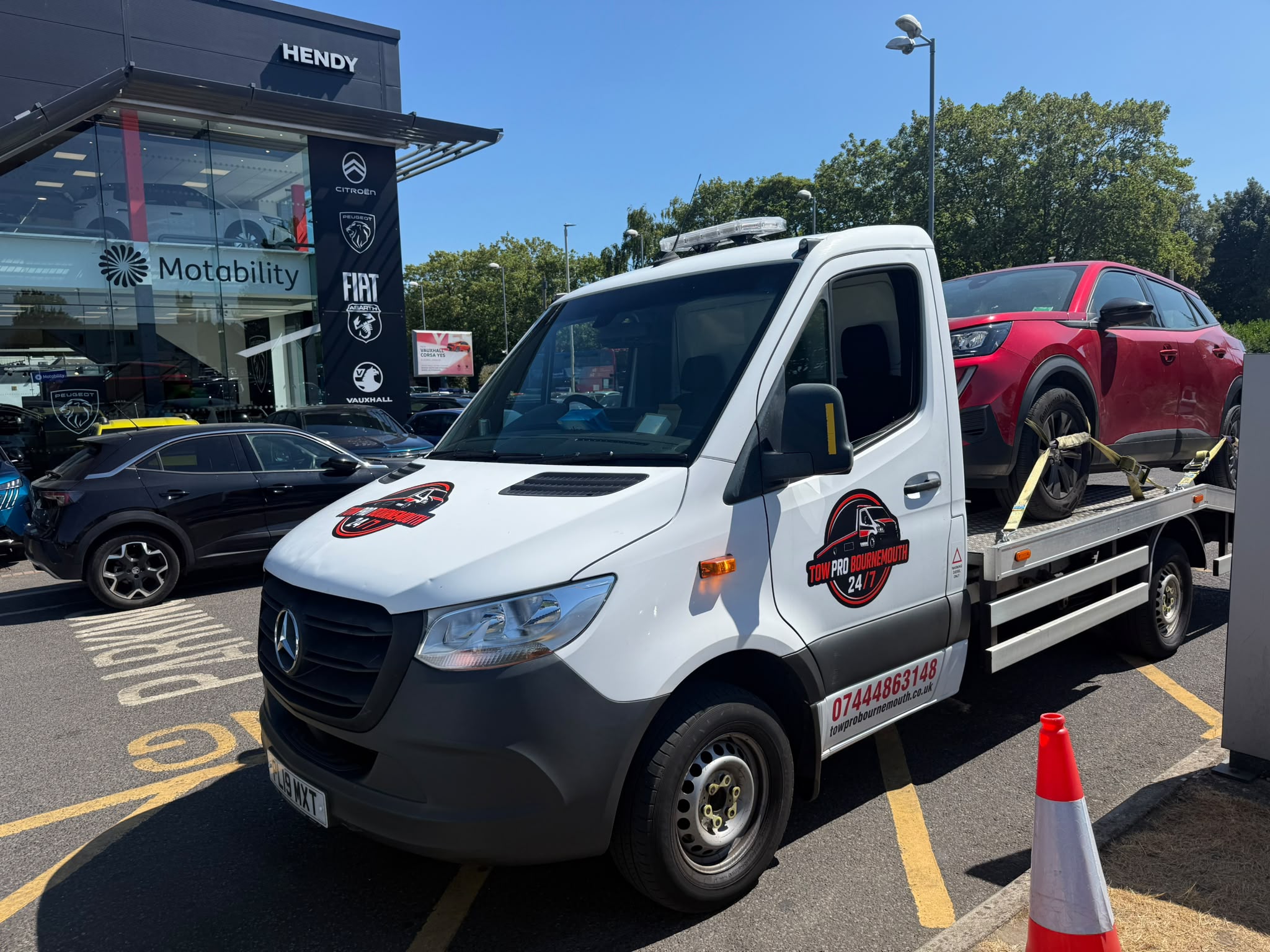 Tow Pro Bournemouth recovery fleet